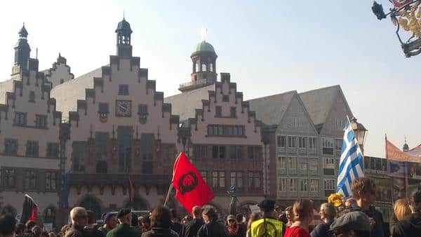 European Central Bank Opening Protests 111