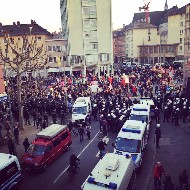 European Central Bank Opening Protests 118