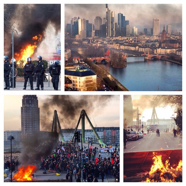 European Central Bank Opening Protests 127