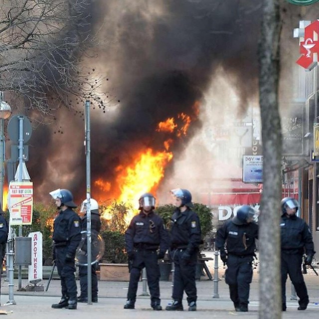 European Central Bank Opening Protests 13