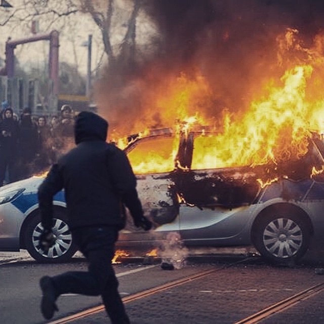 European Central Bank Opening Protests 150