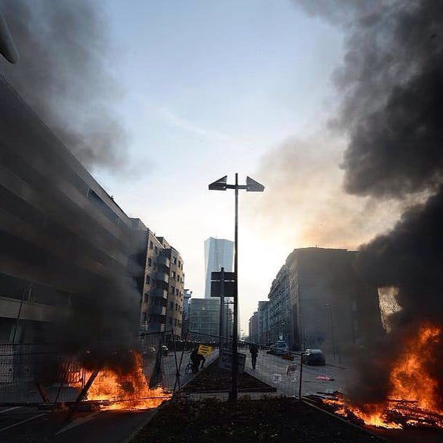 European Central Bank Opening Protests 156