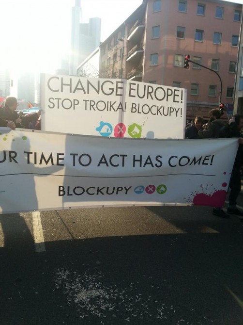 European Central Bank Opening Protests 164