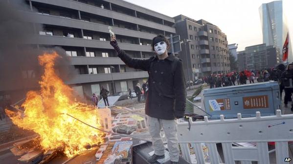European Central Bank Opening Protests 168