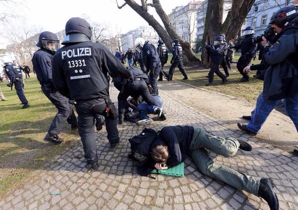 European Central Bank Opening Protests 176