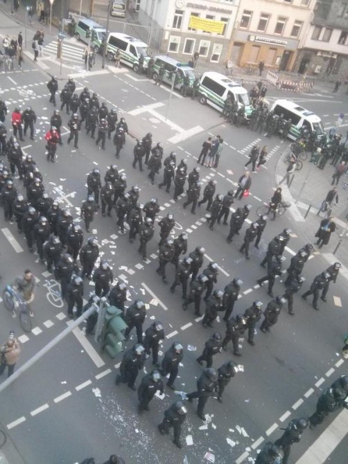 European Central Bank Opening Protests 182