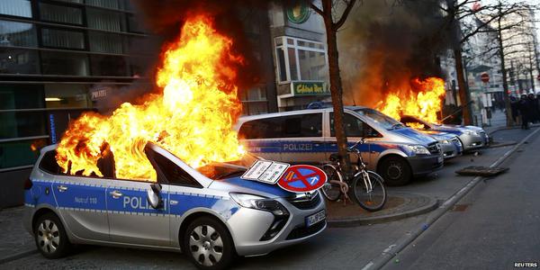 European Central Bank Opening Protests 188