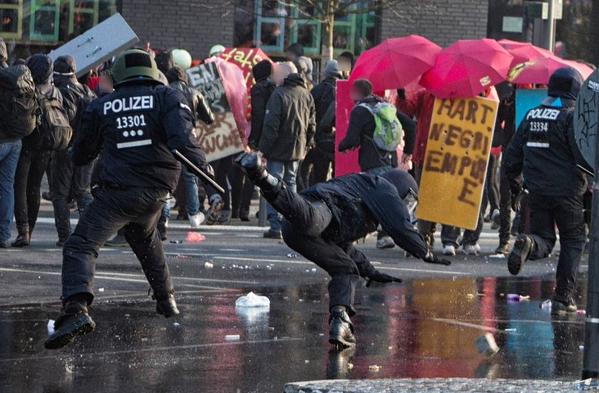 European Central Bank Opening Protests 195