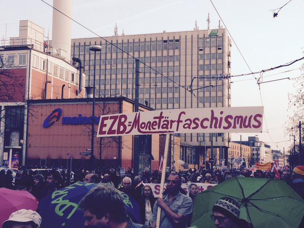 European Central Bank Opening Protests 196