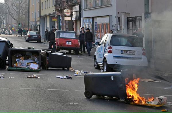 European Central Bank Opening Protests 201