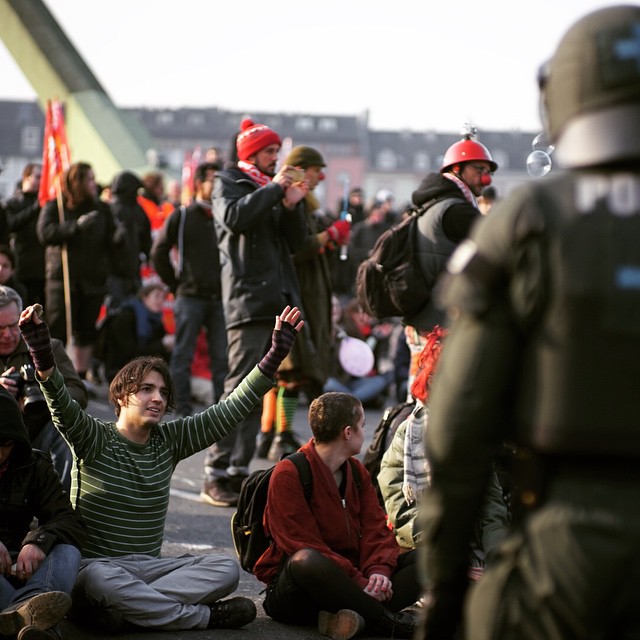 European Central Bank Opening Protests 26