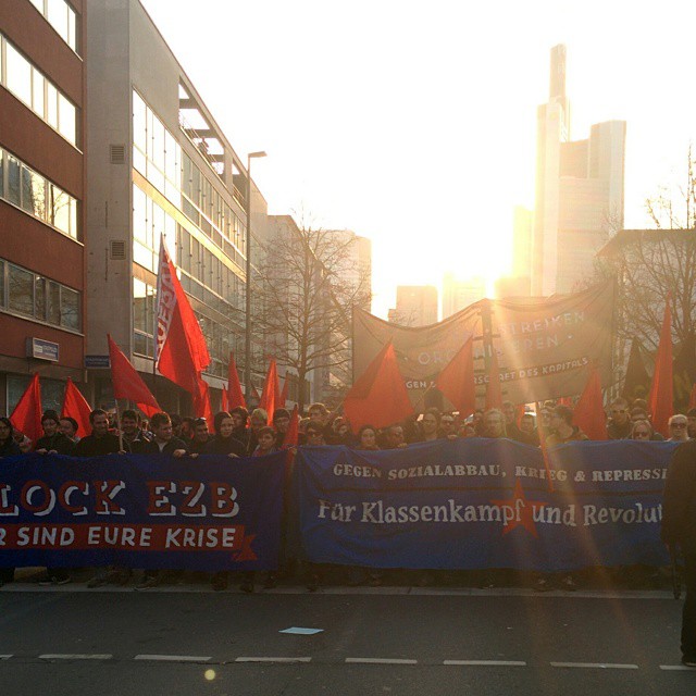 European Central Bank Opening Protests 30