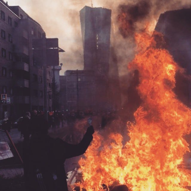 European Central Bank Opening Protests 4