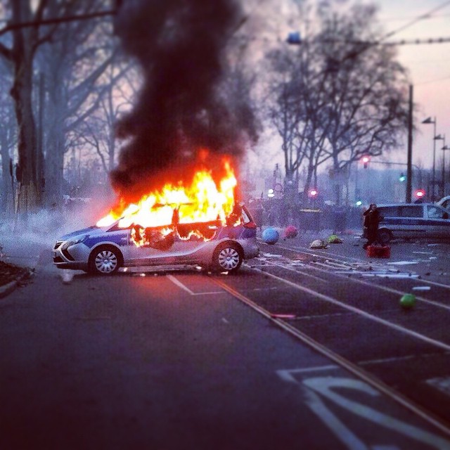 European Central Bank Opening Protests 40