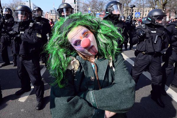 European Central Bank Opening Protests 66