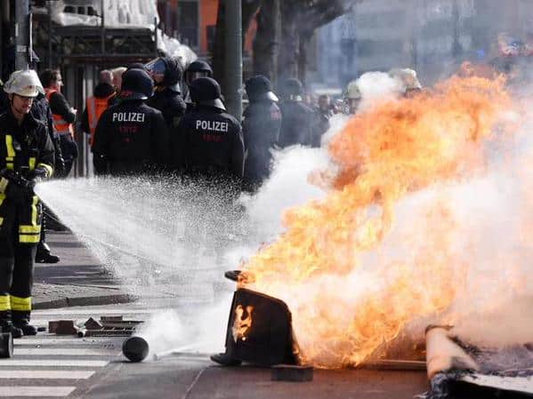 European Central Bank Opening Protests 73