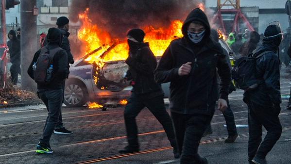 European Central Bank Opening Protests 74