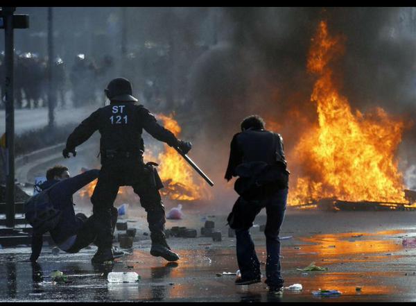 European Central Bank Opening Protests 78