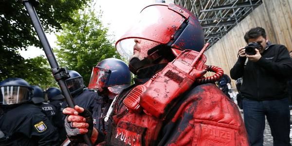 European Central Bank Opening Protests 8