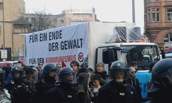 European Central Bank Opening Protests 80