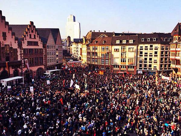 European Central Bank Opening Protests 82