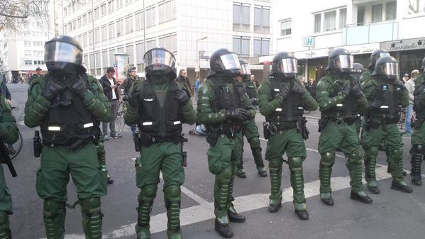 European Central Bank Opening Protests 86