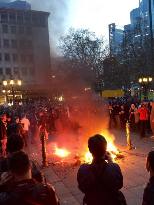 European Central Bank Opening Protests 87