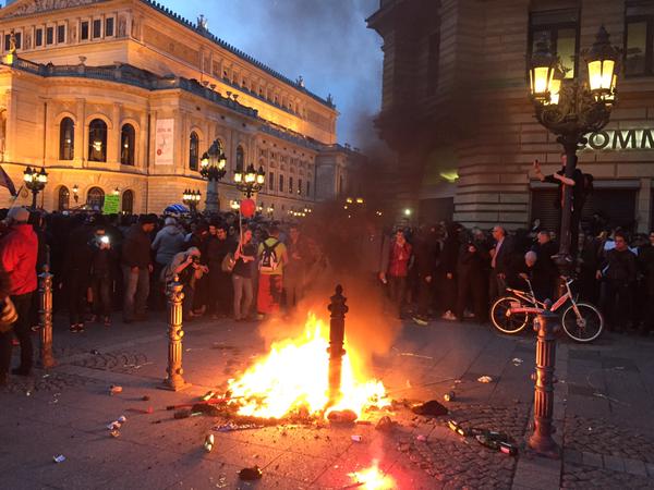 European Central Bank Opening Protests 88