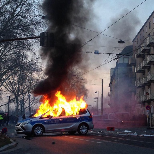 European Central Bank Opening Protests 9