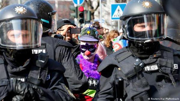 European Central Bank Opening Protests 99