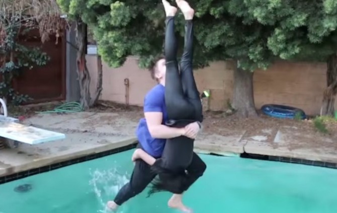 Guy WWE Moves Girlfriend