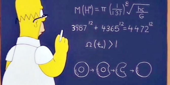 Homer Simpson God Particle
