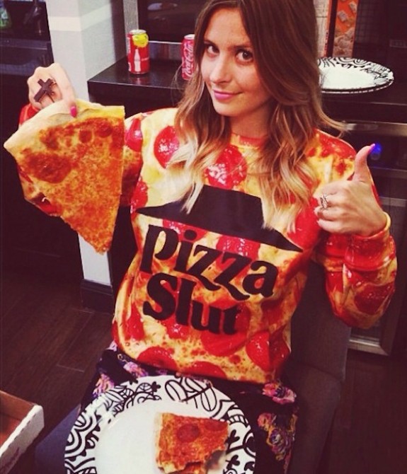 Hot Girls Eating Pizza 15