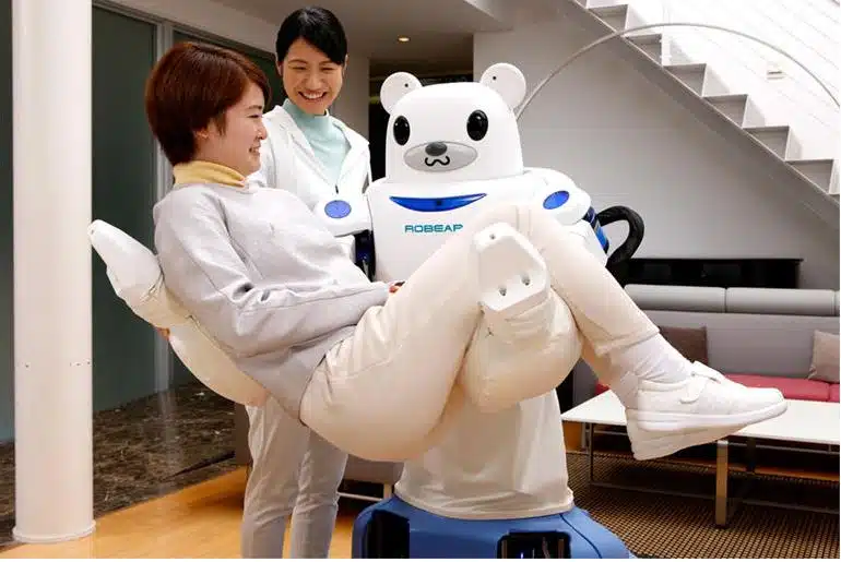 Japan Has Invented A Giant Robot Teddy Bear That Looks After You When You’re Sick
