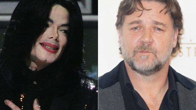 Michael Jackson Russell Crowe