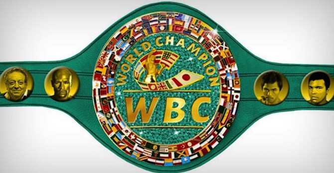 New WBC Title Belt