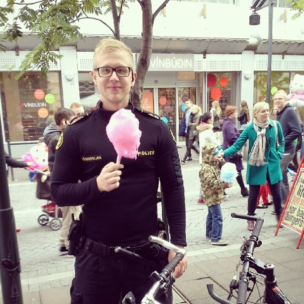 Reykjavik Police Instagram - Candy Floss