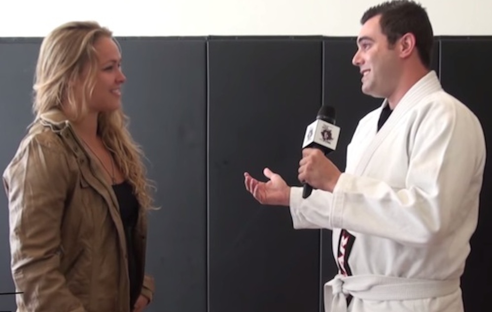 Ronda Rousey Beats Up Interviewer