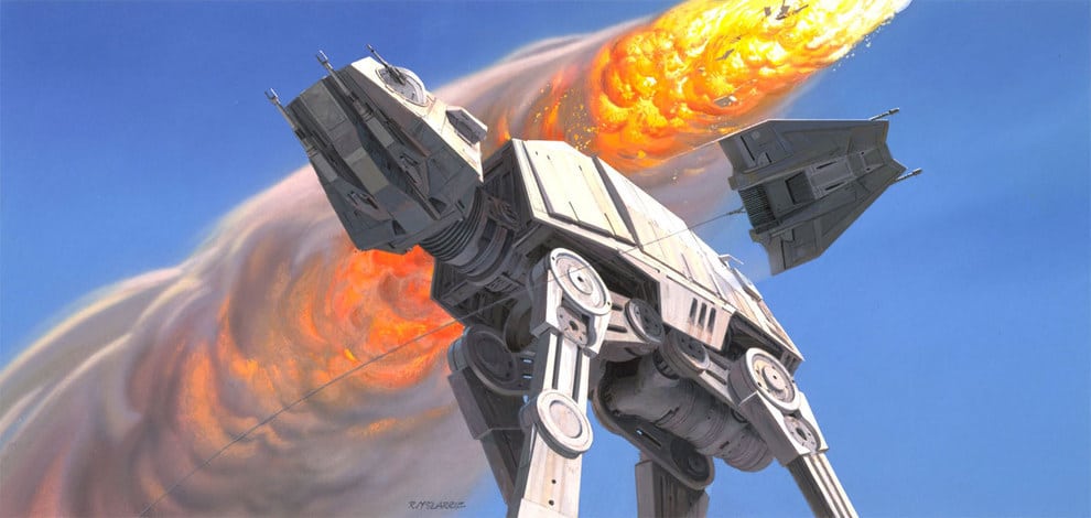 Star Wars Concept Art - Ralph McQuarrie - At At 2