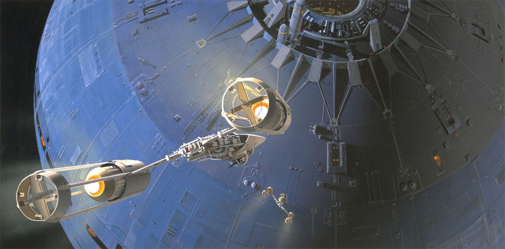 Star Wars Concept Art - Ralph McQuarrie - Death Star