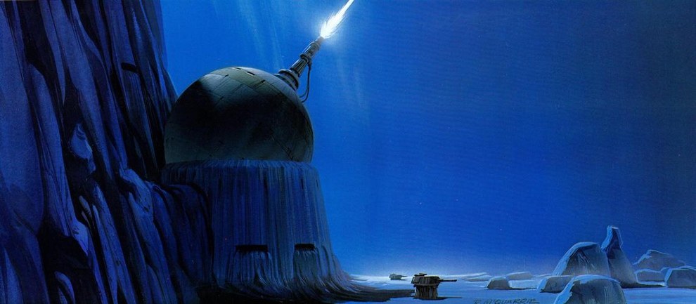 Star Wars Concept Art - Ralph McQuarrie - Ice Planet 3