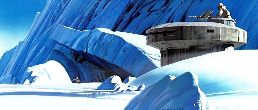 Star Wars Concept Art - Ralph McQuarrie - Ice Planet