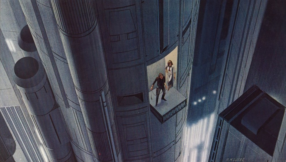 Star Wars Concept Art - Ralph McQuarrie - Inside Death Star