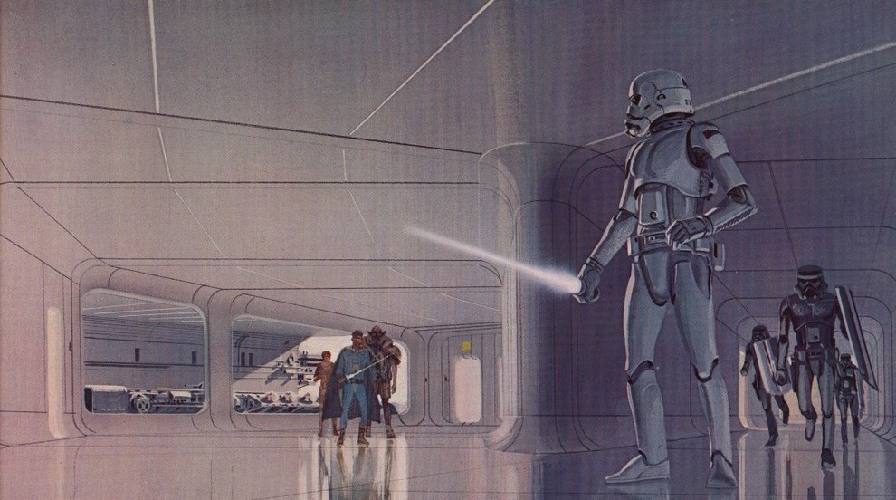 Star Wars Concept Art - Ralph McQuarrie - Light Saber