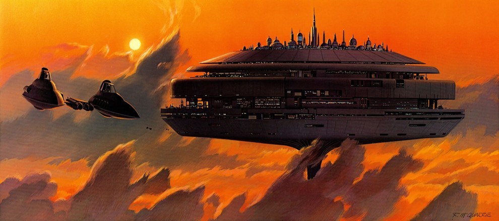 Star Wars Concept Art - Ralph McQuarrie - Sunset