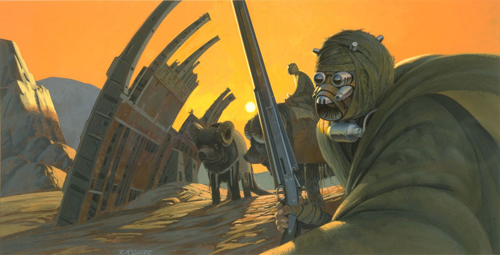 Star Wars Concept Art - Ralph McQuarrie - Tattoine