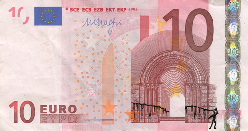 Stefano Hacked Euro Notes - Graffiti 2
