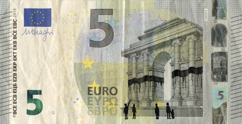 Stefano Hacked Euro Notes - Graffiti 3