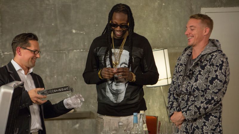 Watch 2 Chainz And Diplo Drink A $100,000 Bottle Of Water