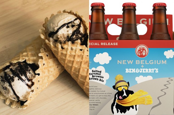 Ben And Jerry's Ice Cream Burrito And Beers